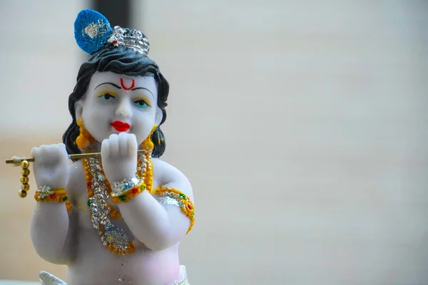 Baby Krishna Standbeeld Afbeelding — Stockfoto