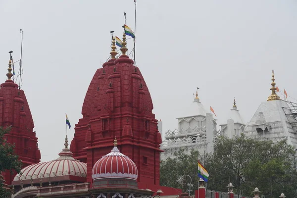 Lal Mandir New Delhi Chandni Chowk — Zdjęcie stockowe