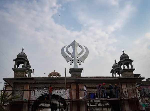 Gurudwara Sis Ganj Sahib Delhi — 图库照片