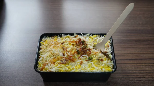 Biryani ภาพอาหาร ปภาพอาหารอ นเด — ภาพถ่ายสต็อก