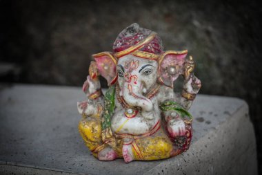Lord Ganesh ji heykelinin dış görünüşü