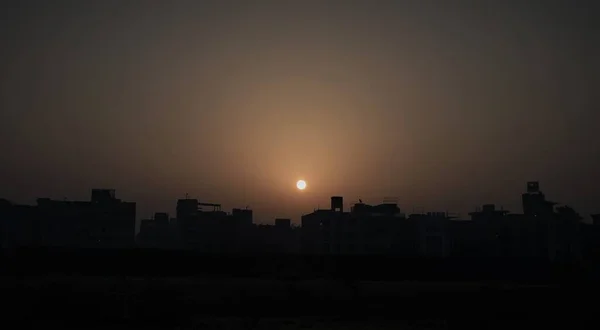 Sabah Zamanı Güneş Etkisi Görüntüsü — Stok fotoğraf