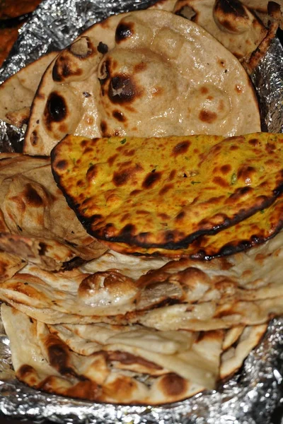 Indische Brote Bild Nahaufnahme — Stockfoto
