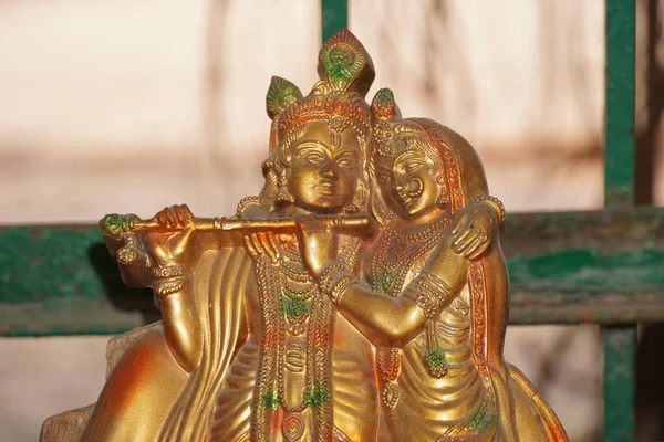 Krishna Radha Statue Image Image Extérieure — Photo