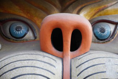 Kaplan Heykeli resmi Yakın plan