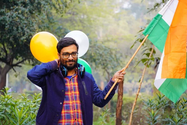 Globo Vendedor Hombre Joven Imágenes Indio — Foto de Stock