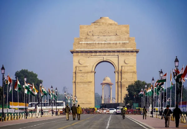 India Gate Delhi Palacio Popular —  Fotos de Stock