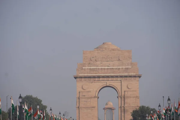 India Gate Delhi Palacio Popular —  Fotos de Stock