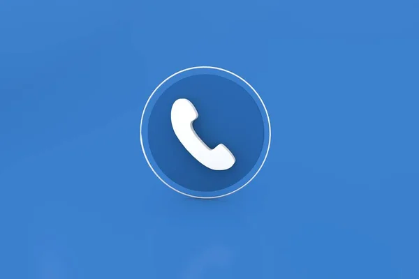 Call Icon Image Rendering Render Images — Stock Photo, Image