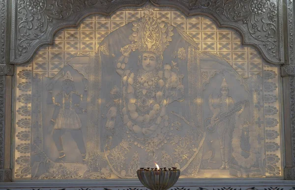 Karol Bagh Shri Adishakti Maa Jhandewali寺 — 图库照片