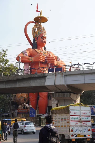 Hinduski Lord Hanuman Posąg Obraz — Zdjęcie stockowe