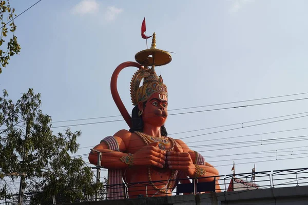 Hinduski Lord Hanuman Posąg Obraz — Zdjęcie stockowe