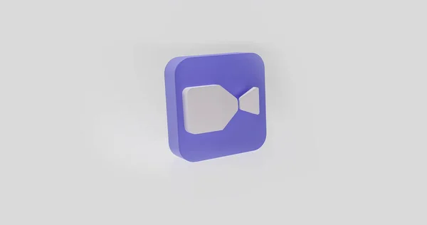 Wideo Połączenie Logo Rendering Ilustracja — Zdjęcie stockowe