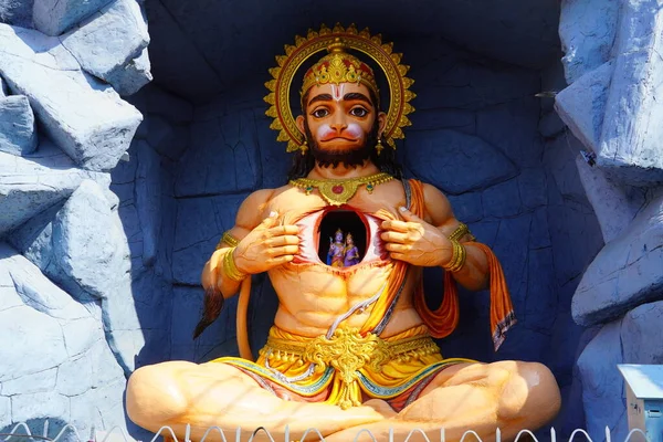 Hanuman Standbeeld Beelden — Stockfoto