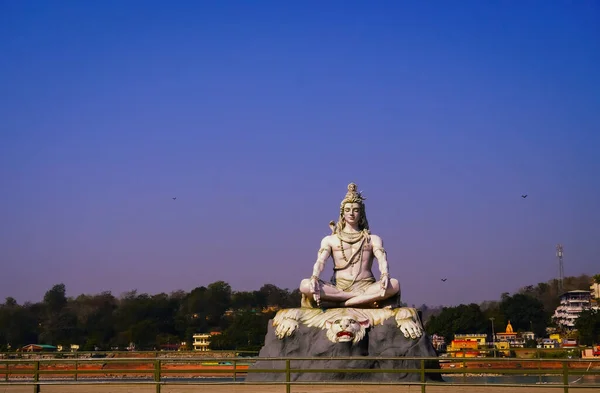 Rishikesh Shiva Estatua Papel Pintado —  Fotos de Stock