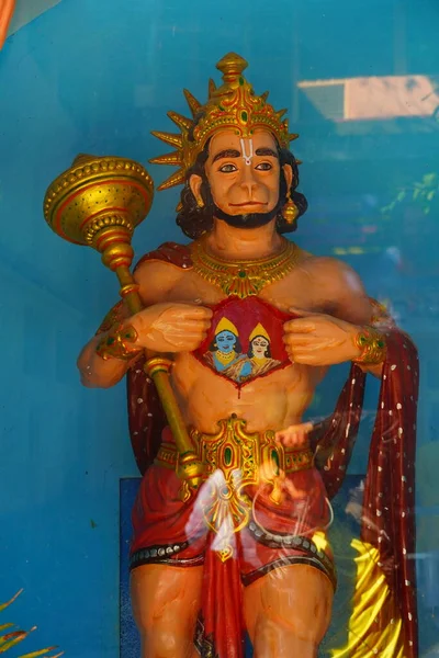 Bajrang Bali Hindu God Hanuman形象 — 图库照片