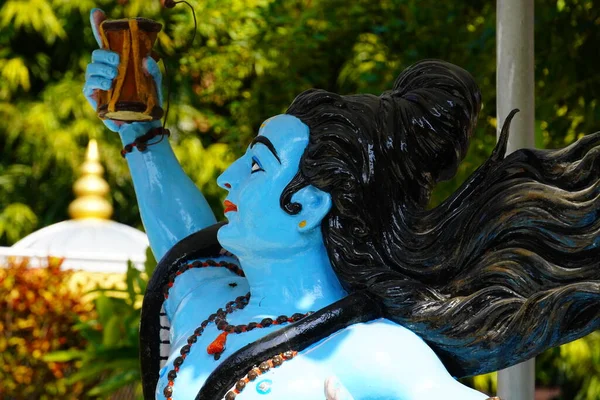 Dios Hindú Shiva Con Damroo — Foto de Stock