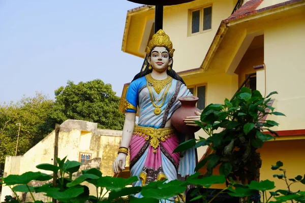 Deusa Hindu Estátua Ganga Parque — Fotografia de Stock