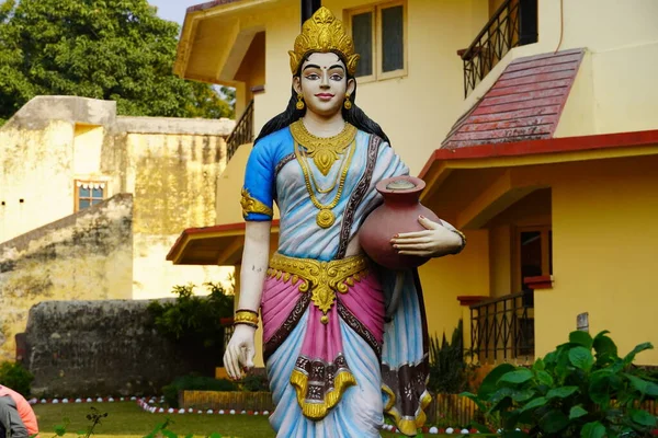 Diosa Hindú Ganga Estatua Parque — Foto de Stock