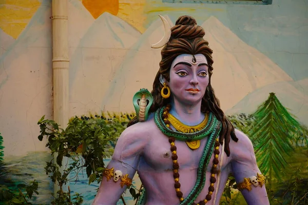 Ινδουιστικές Εικόνες Άγαλμα Του Θεού Shiva — Φωτογραφία Αρχείου