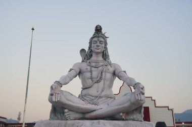 Tanrı Shiva heykelleri mahashivratri için