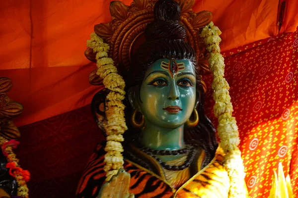 Primer Plano Estatua Dios Shiva — Foto de Stock