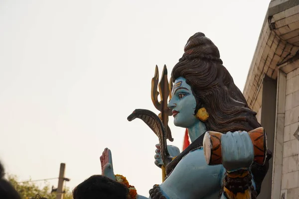 Close Van Shiva God Standbeeld — Stockfoto