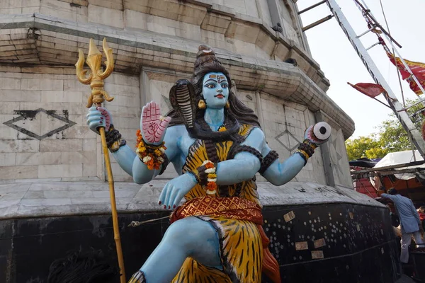 Hindu Gud Shiva Staty Gör Tandav Typ Dans Shiva Gud — Stockfoto