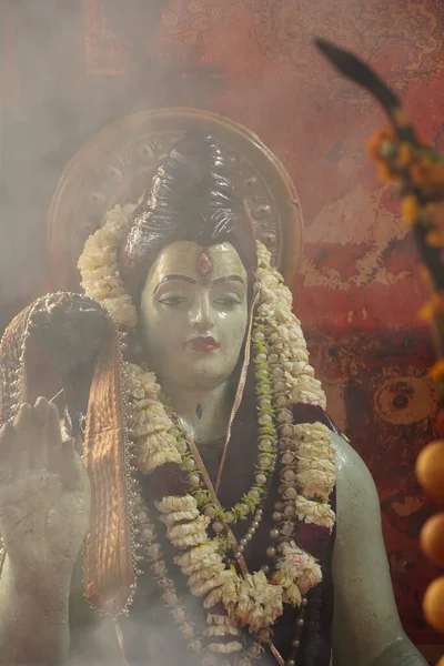 Närbild Shiva Guds Staty — Stockfoto