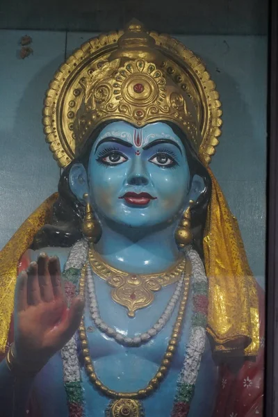 Bóg Vishnu Statua Piękny Obraz — Zdjęcie stockowe