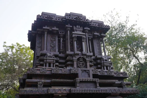 Estátua Jóia Hampi Carruagem Pedra — Fotografia de Stock