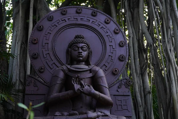 Socha Buddhistických Památek Sanchi Saachi Stoop — Stock fotografie