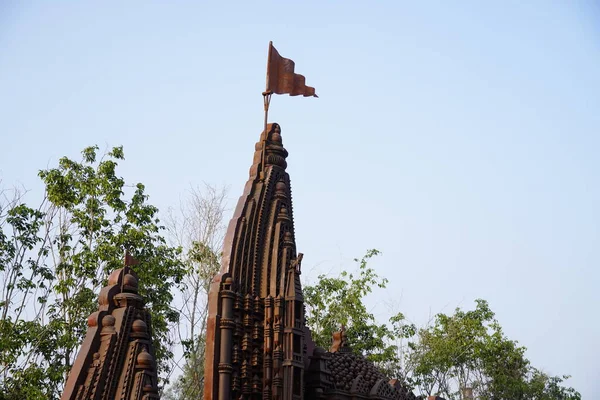 Dwarka Gujarat Índia Uma Vista Frontal Templo Dwarkadhish — Fotografia de Stock