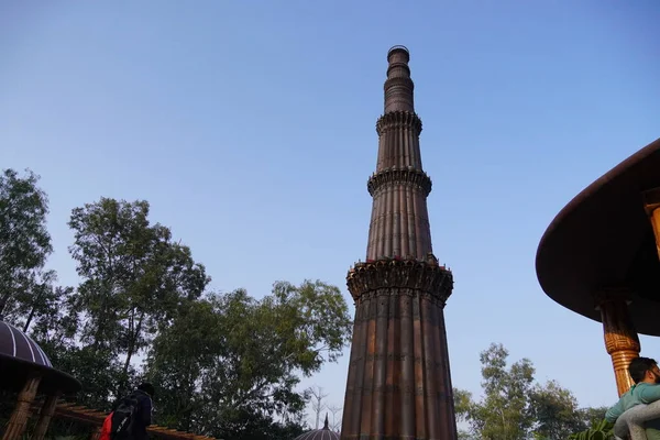 Hecho Qutub Minar Bharat Darshan Park — Foto de Stock