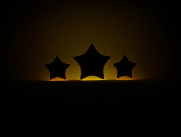 Illustration Von Sternen Der Nacht Rendering Bild — Stockfoto