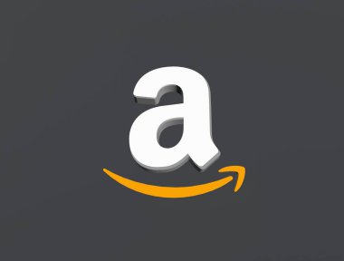 Amazon 3d Logo illüstrasyon Alışveriş çevrimiçi 3d görüntüleme