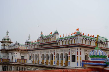 Janakpur dhaam üst yarısı görüntü, sita mata in nepal