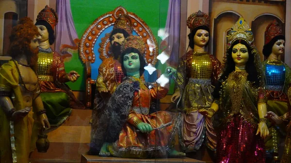 Statue Von Rama Und Sita Mata Janakpur Tempel — Stockfoto