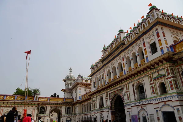 Janakpur Dhaam Image Pałac Narodzin Sita Mata Nepalu — Zdjęcie stockowe