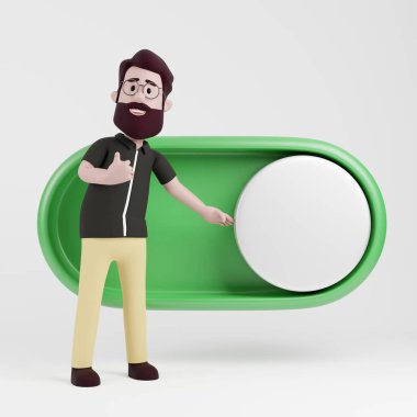 3 Boyutlu Karakter Adamı Anahtarı Aç