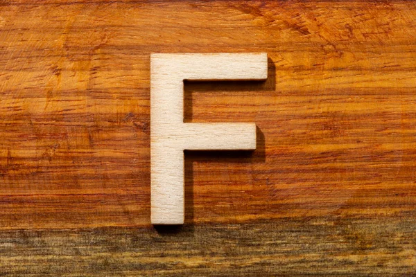 Wooden Letters Wooden Background Top View — Stok fotoğraf