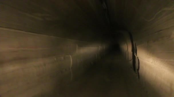 Kalisalzabbau, Tunnelverkehr — Stockvideo
