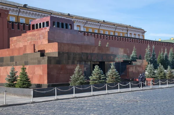 Moscú Rusia Septiembre 2021 Mausoleo Lenin Plaza Roja — Foto de Stock