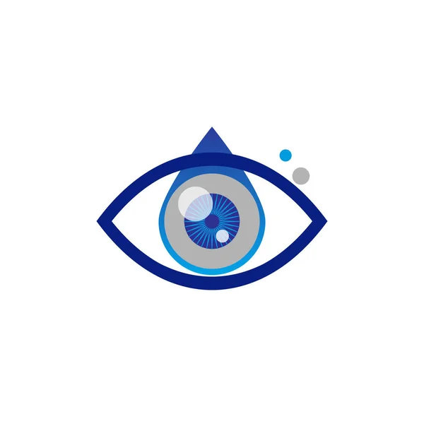 Combination Optical Drop Water Your Logo — Stock Vector