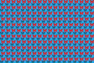 örnek arkaplan resmi mavi arkaplanda kelebekler