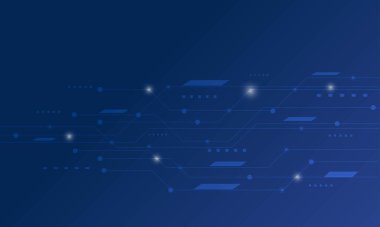 Soyut çizgiler ve noktalar dijital veri bağlantı teknolojisi soyut arka plan illüstrasyonu.vektör illüstrasyonu.