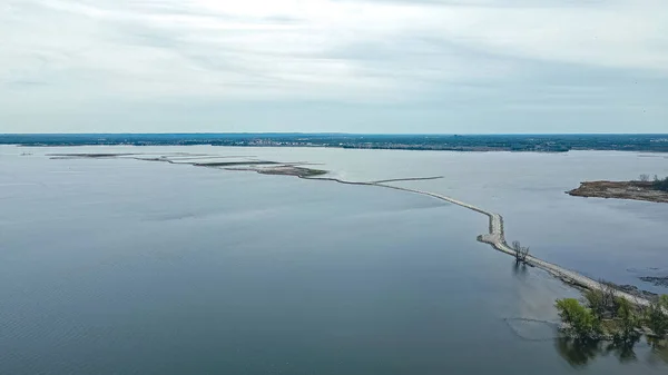 Pohled Vodu Green Bay Wisconsin Podél Velkých Jezer — Stock fotografie