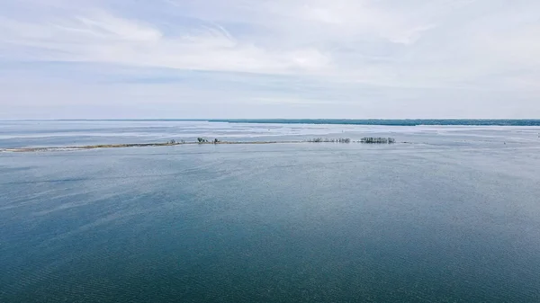 Uma Vista Água Green Bay Wisconsin Longo Grandes Lagos — Fotografia de Stock