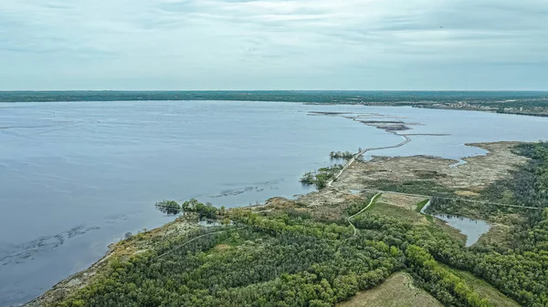 Pobřeží Zálivu Green Bay Wisconsin Jaře — Stock fotografie