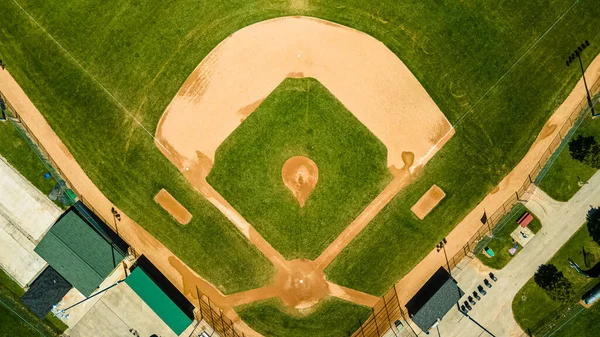 Hot Summer Day Public Park Green Bay Wisconsin Its Baseball — Stock fotografie